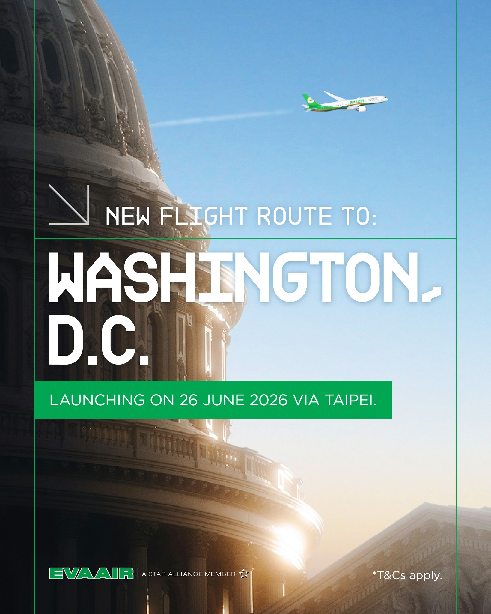 EVA Airways Corp. 長榮航空 - India Facebook ad: Booking - EVA Air | Singapore (English)