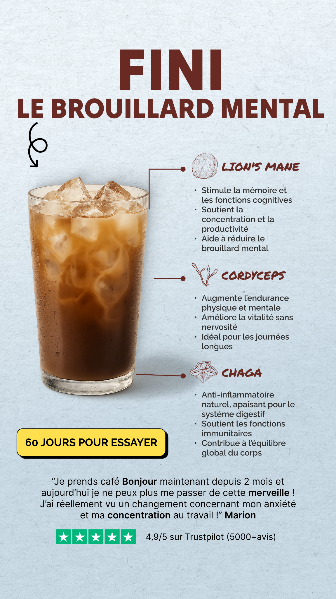 Bonjour Facebook ad