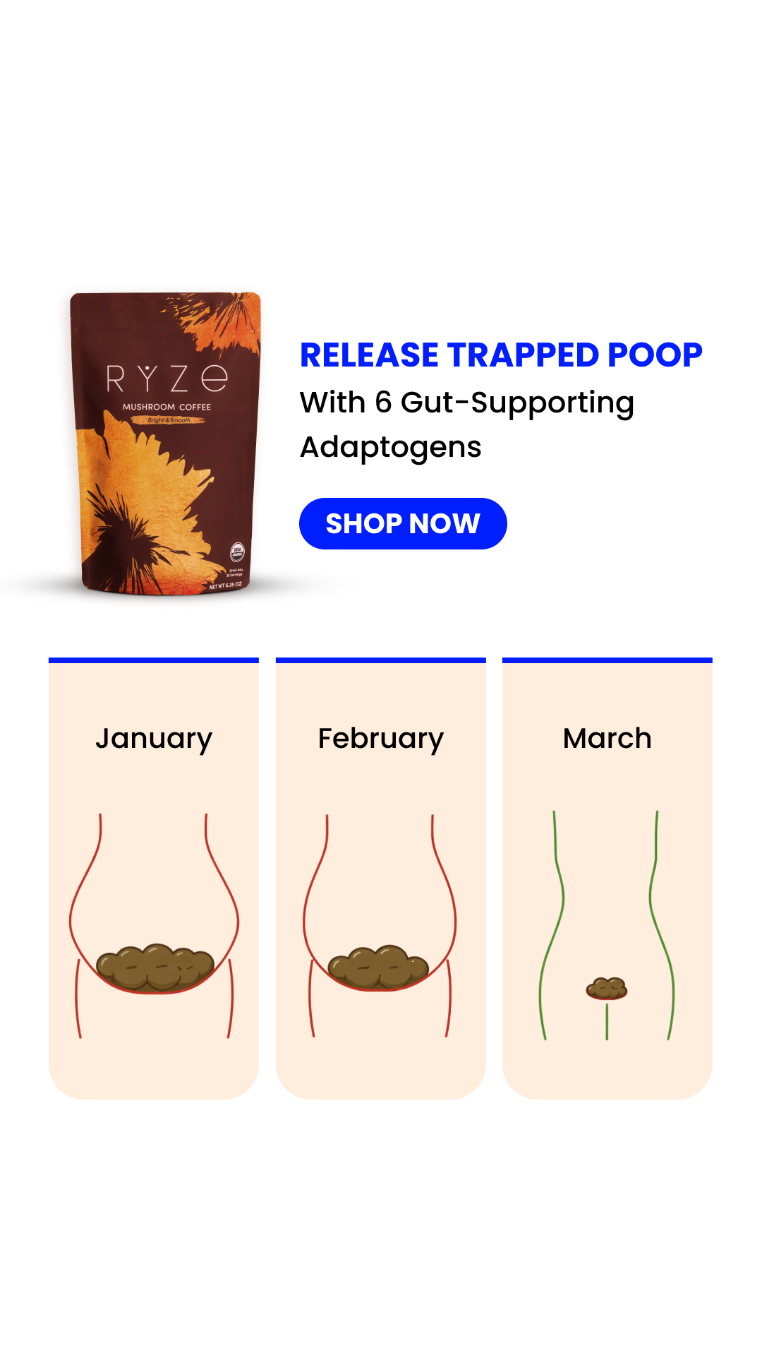 RYZE Superfoods Facebook ad