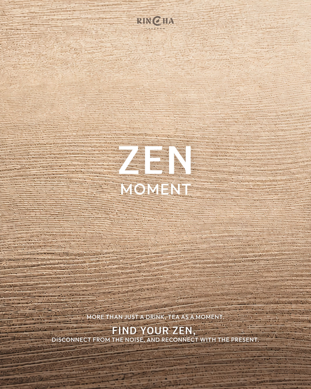 Rincha Tearoom x Cafe Facebook ad: TEA AS A MOMENT