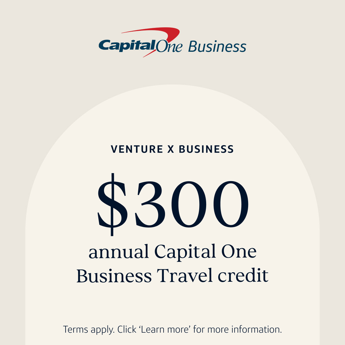 Capital One Business Facebook ad