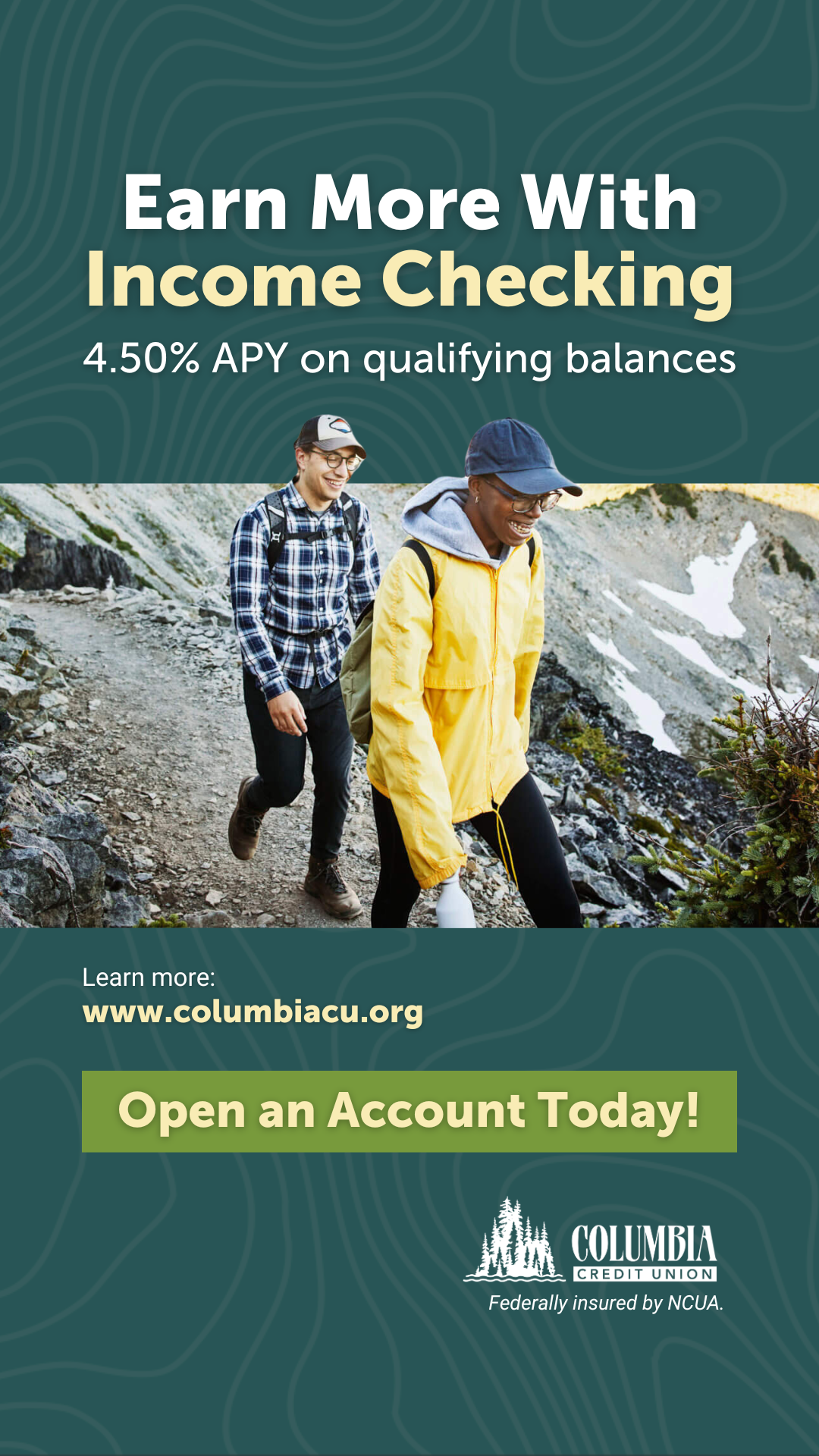 Columbia Credit Union Facebook ad
