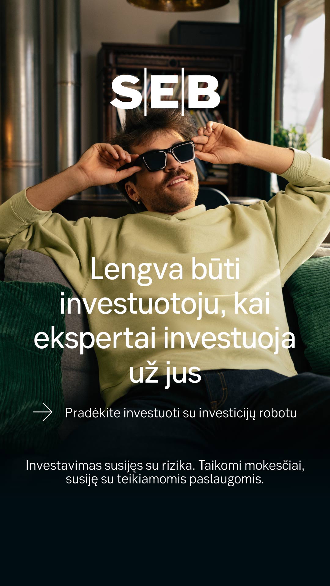 SEB Lietuvoje Facebook ad