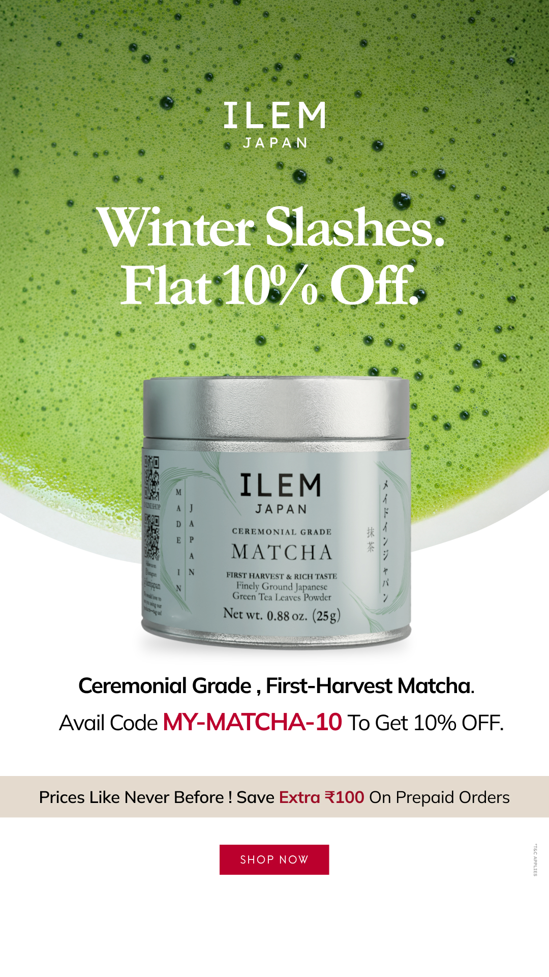 ILEM JAPAN Facebook ad from Jan 28, 2026