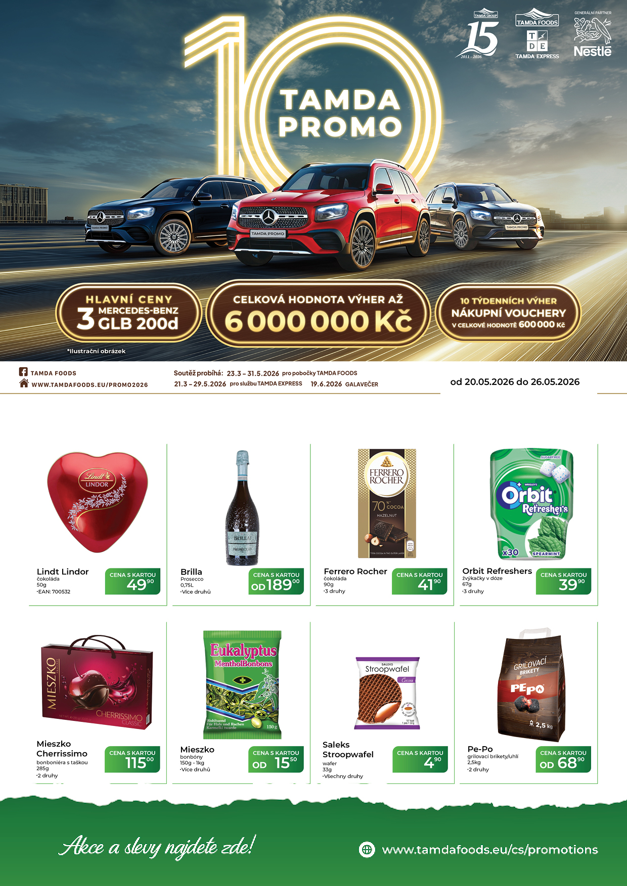 TAMDA FOODS Facebook ad: Objevte skvělé slevy na vaše oblíbené produkty!
