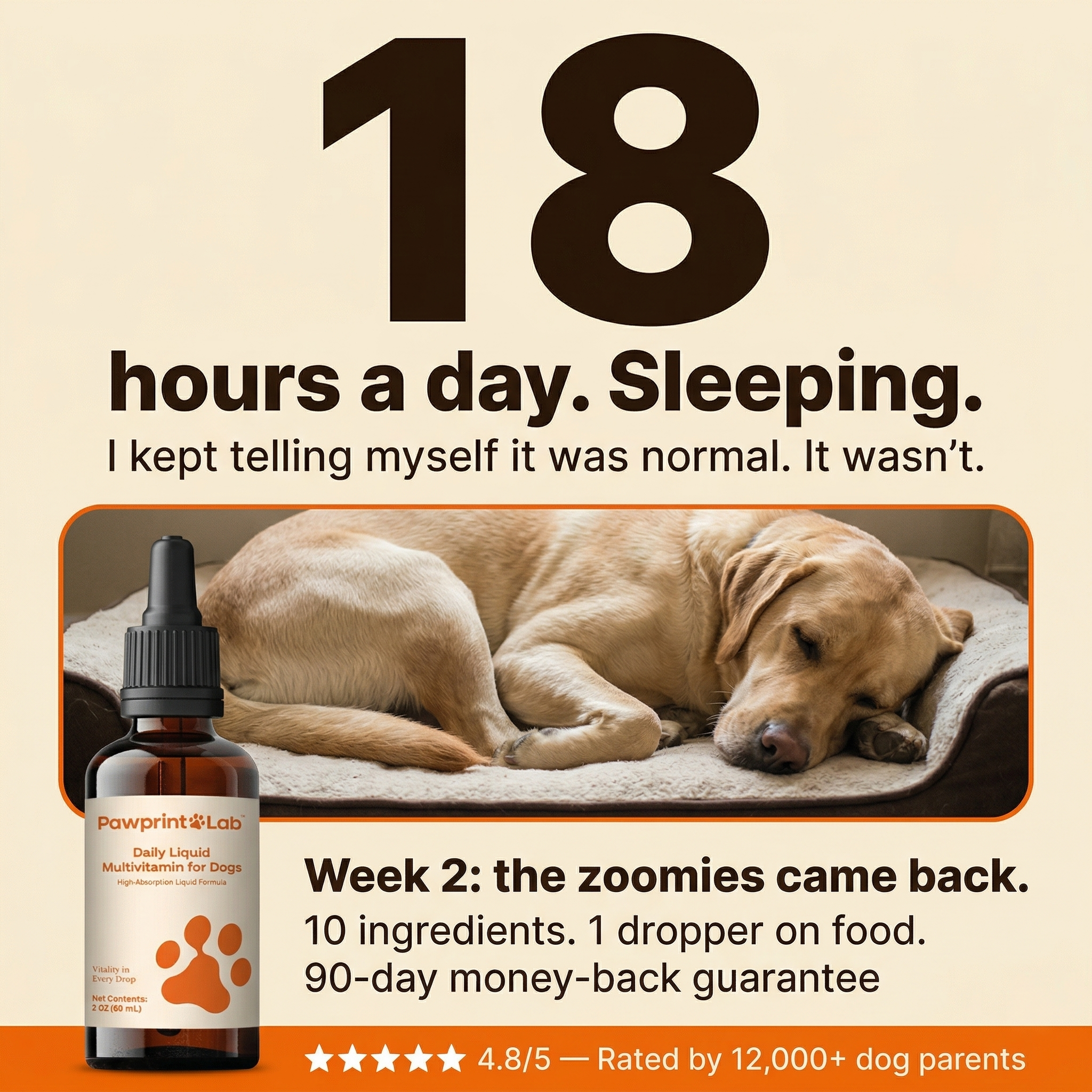 Vet-Approved Pet Products Facebook ad