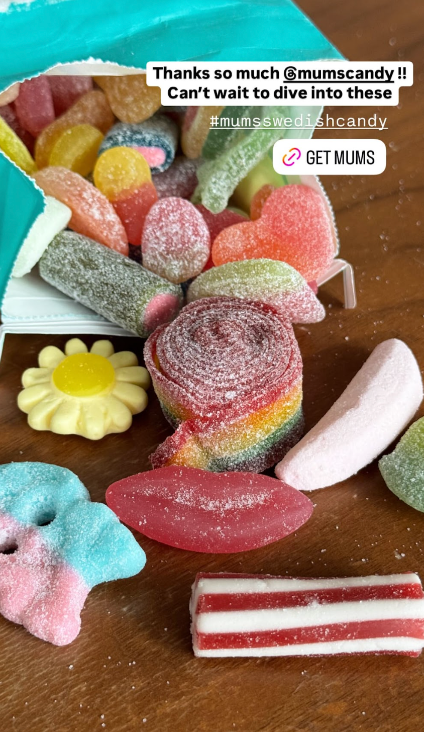 Mums - The Swedish Candy Co. Facebook ad
