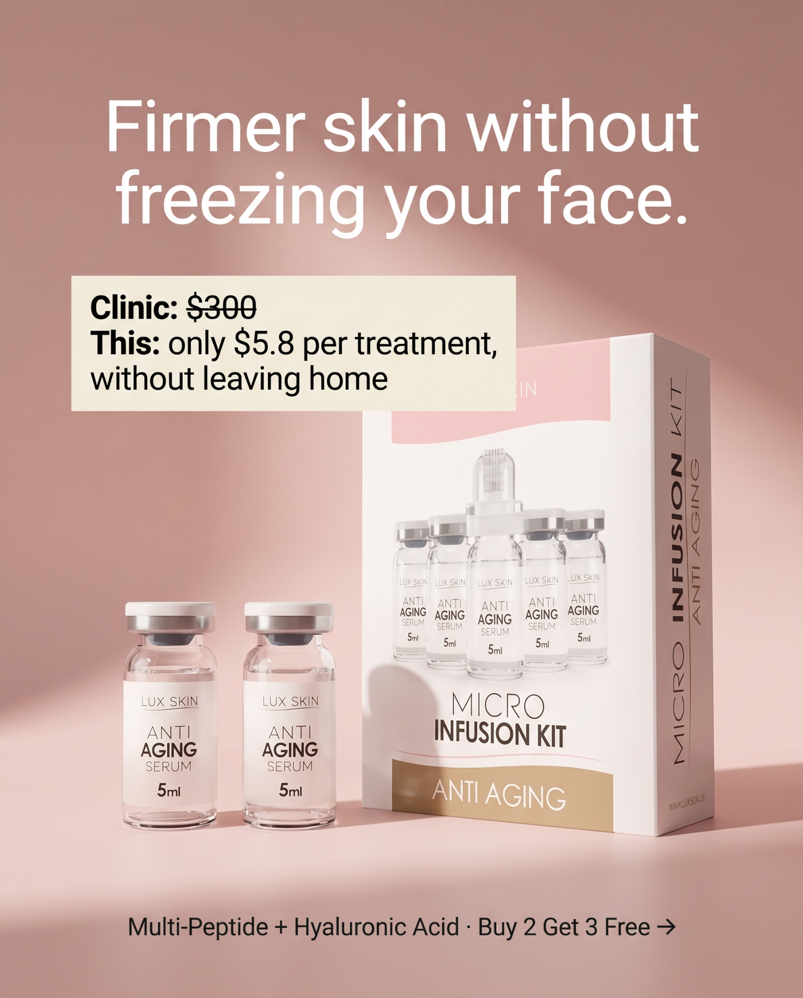 LUX SKIN Facebook ad
