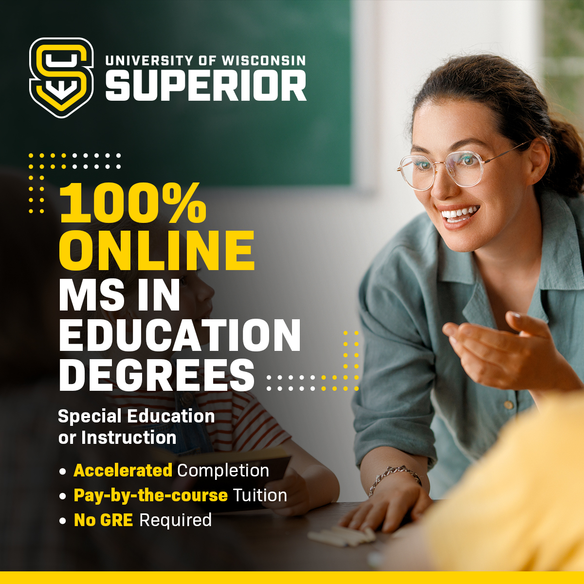 University of Wisconsin Superior Facebook ad