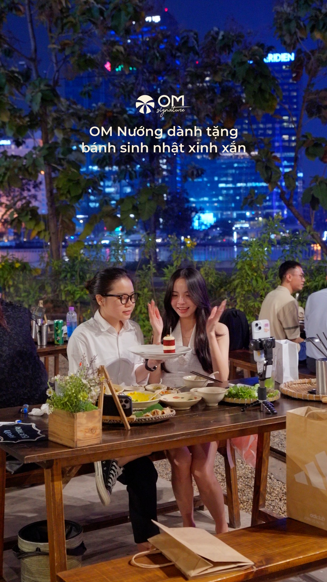 OM Nướng - Ba Son Facebook ad: Sinh nhật là dịp để yêu thương!
