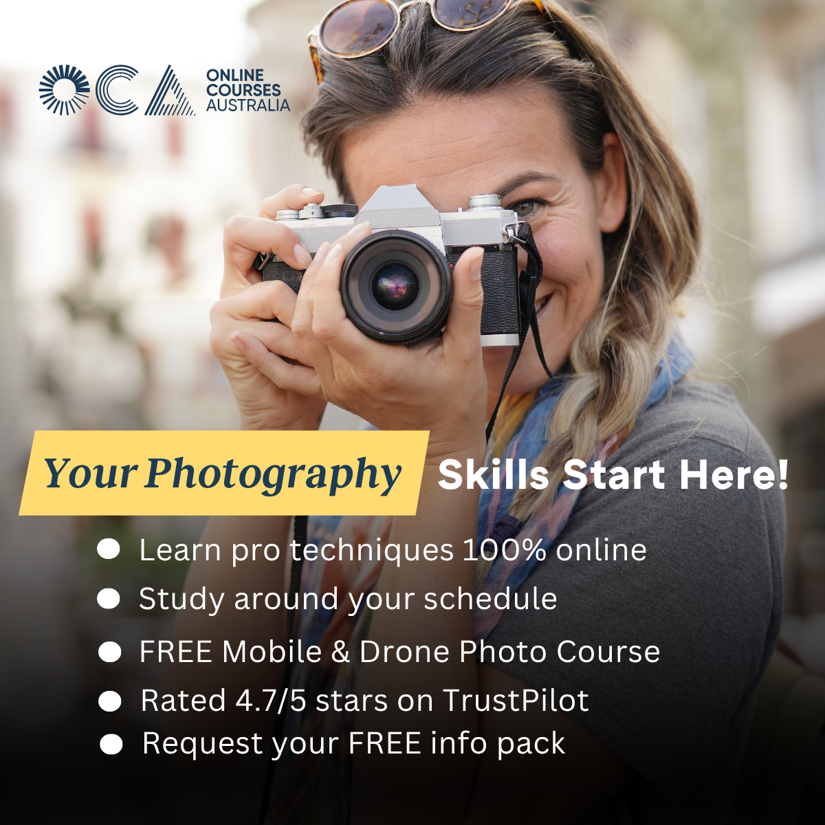 Online Courses Australia Facebook ad