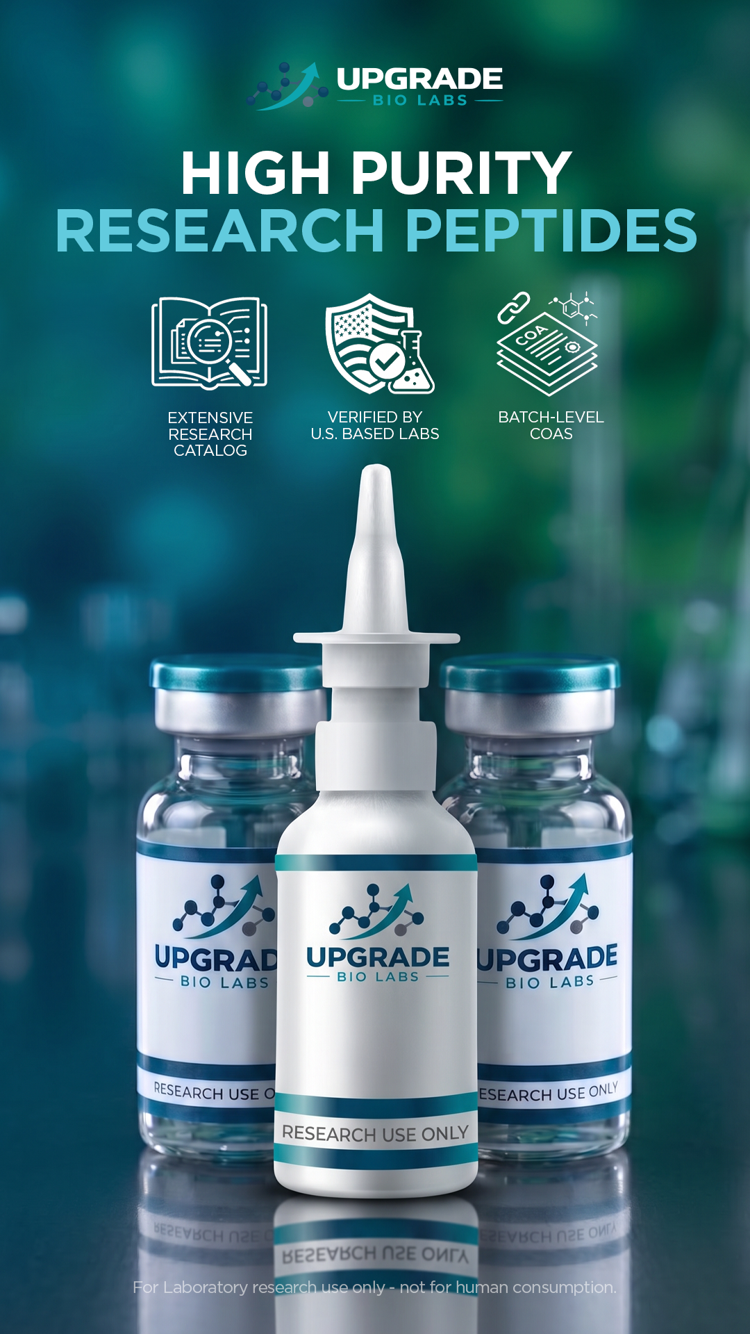 Upgrade Bio Labs Facebook ad from Jul 8, 2026