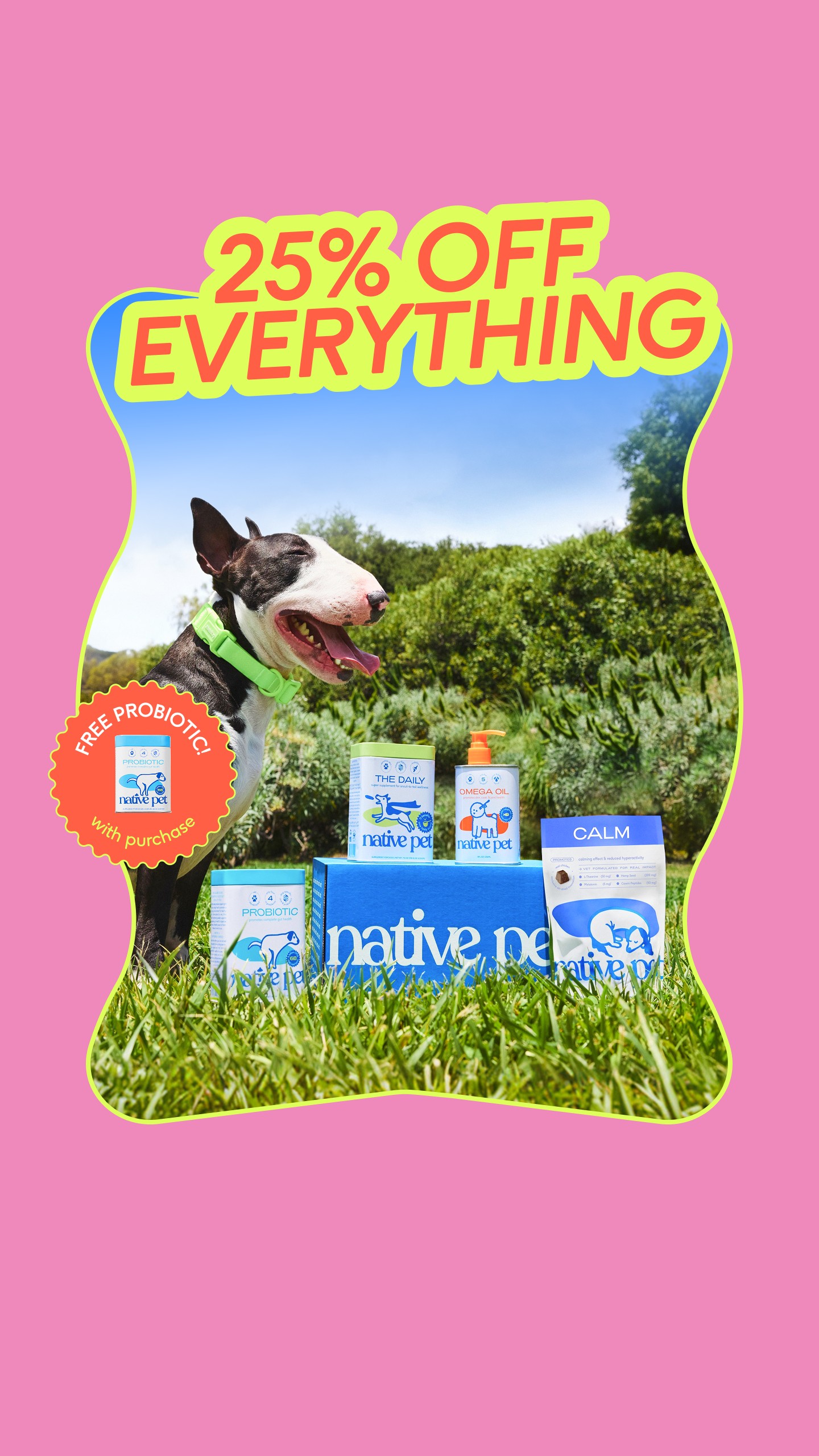 Native Pet Facebook ad