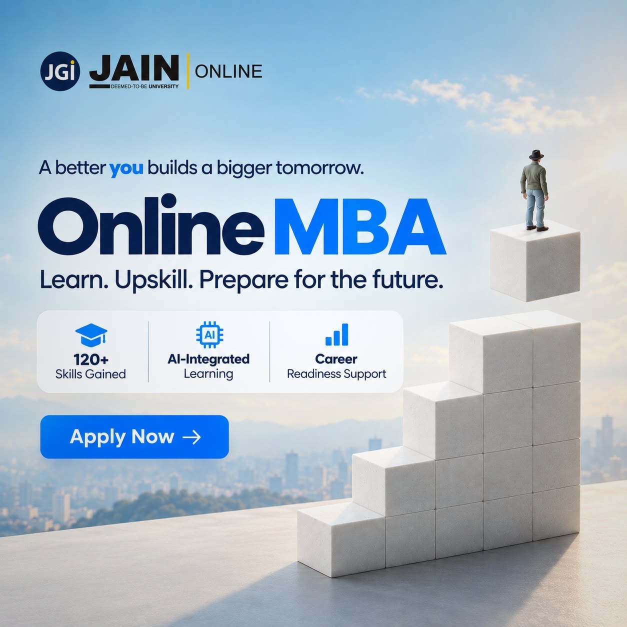 JAIN Online Facebook ad: Take the Next Step with JAIN Online