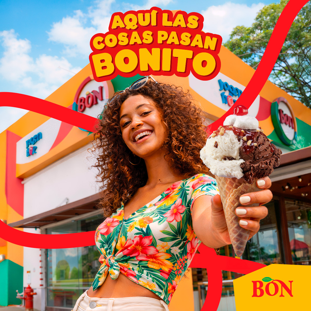 Helados BON RD Facebook ad: A veces solo es una parada por un…