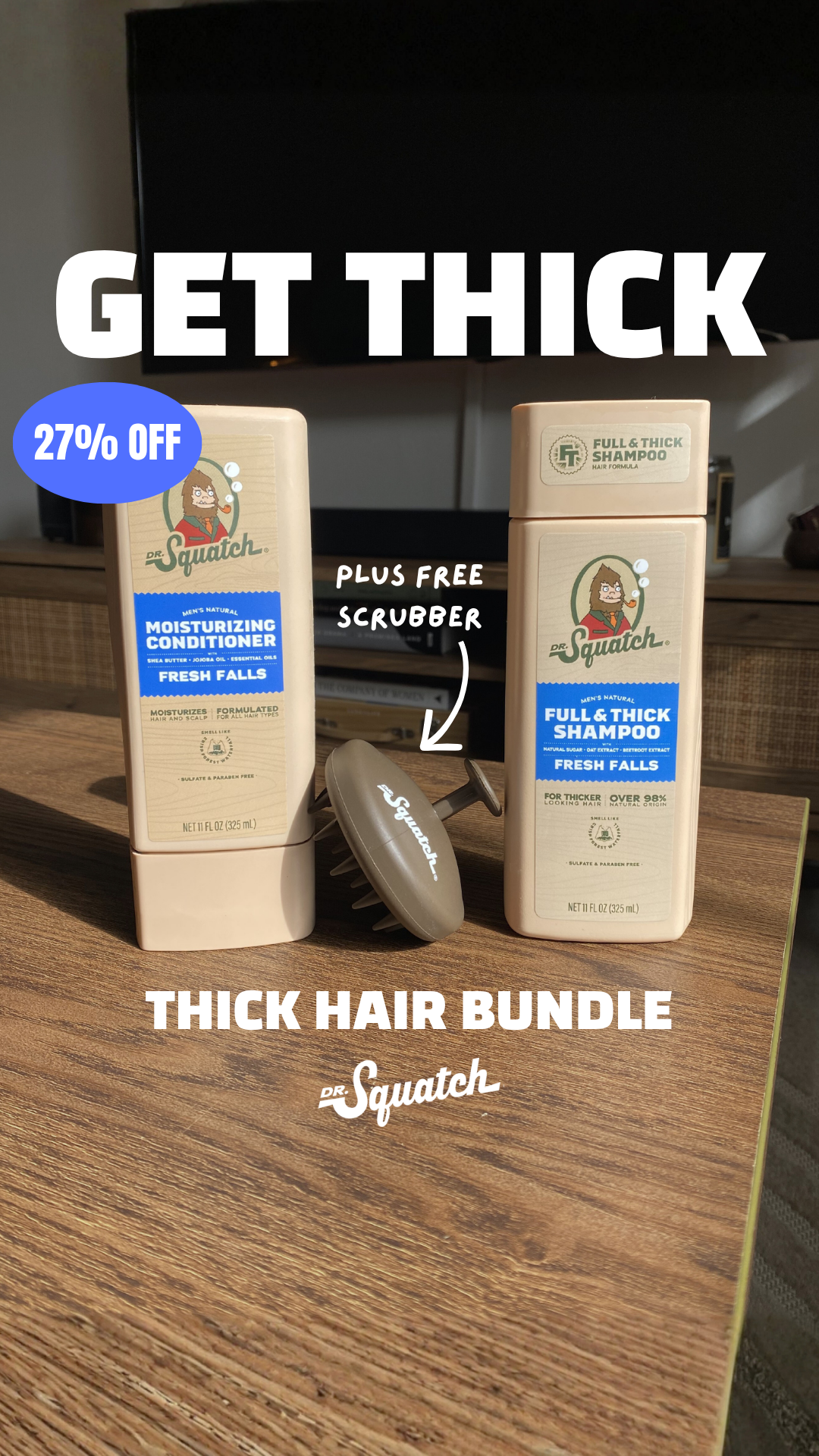Dr. Squatch Facebook ad