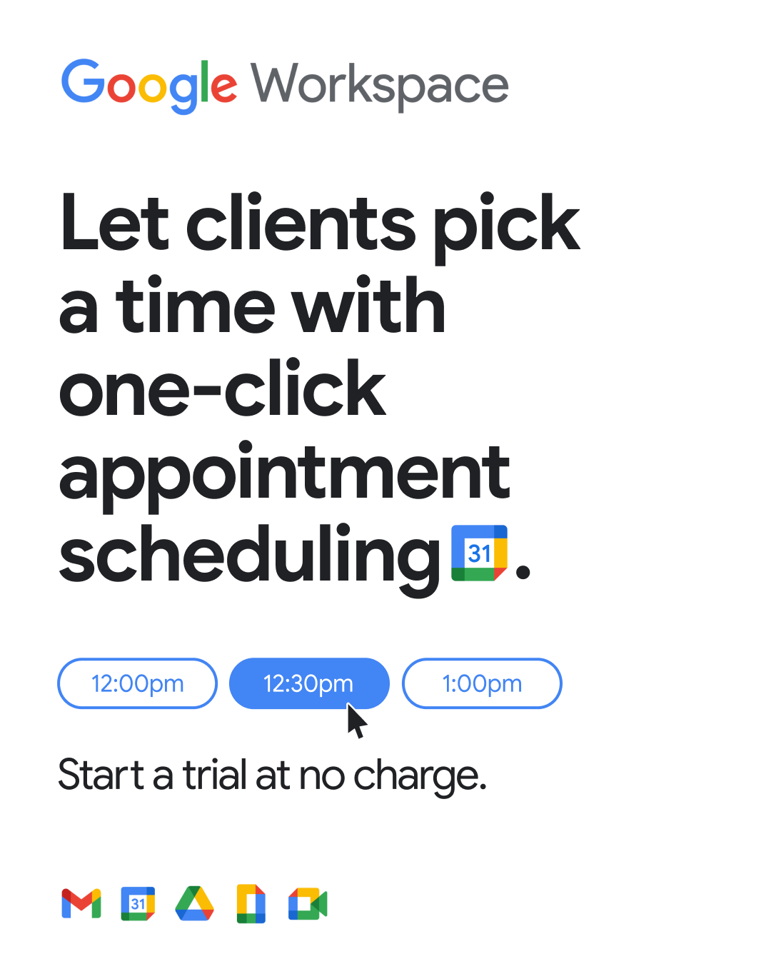 Google Workspace Facebook ad