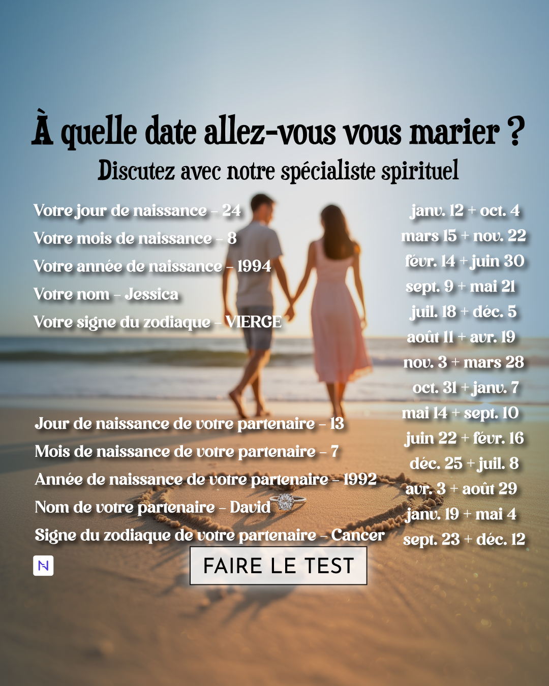 Nebula: Marriage Compatibility Facebook ad
