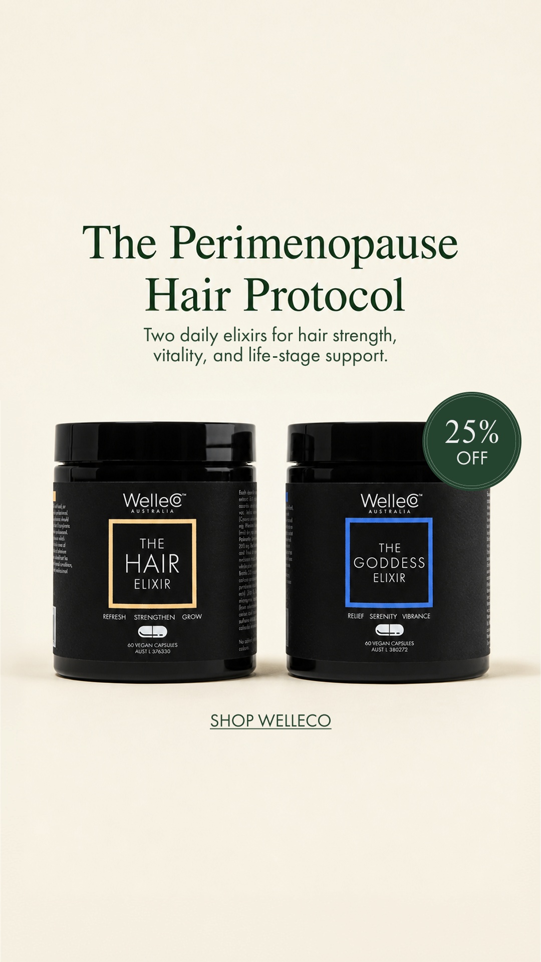 WelleCo Facebook ad