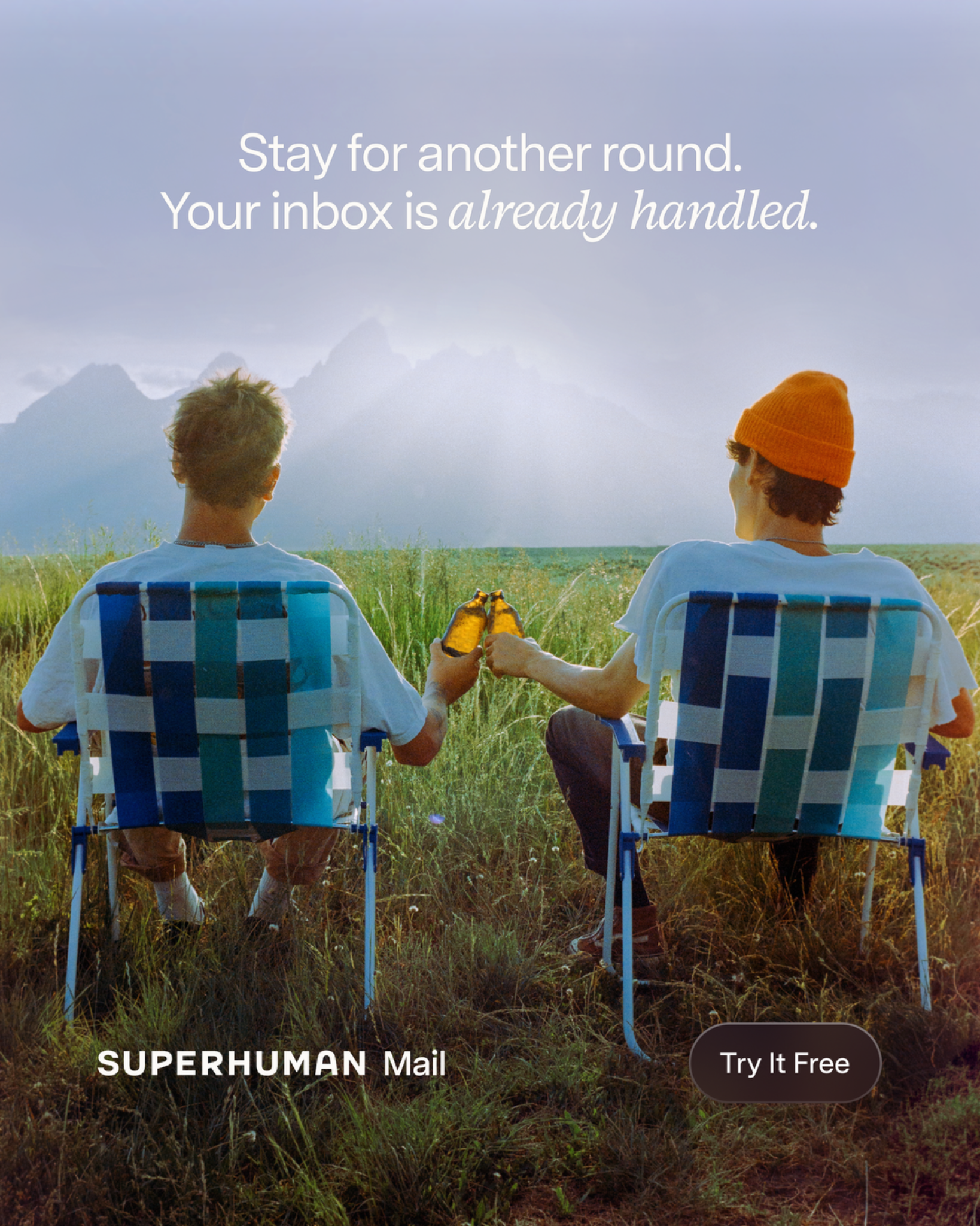 Superhuman Mail Facebook ad