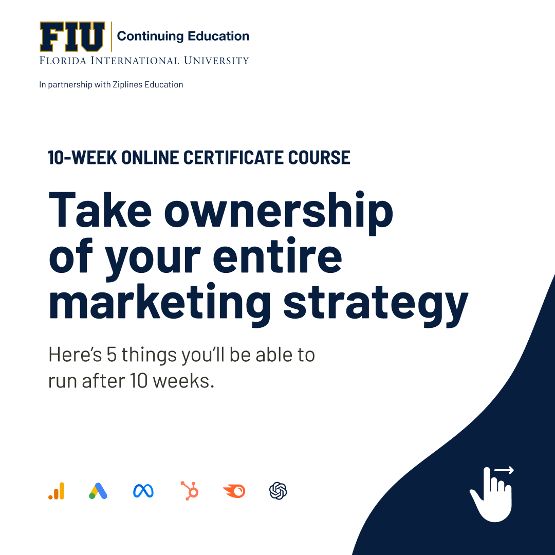 FIU Learner Marketplace Facebook ad