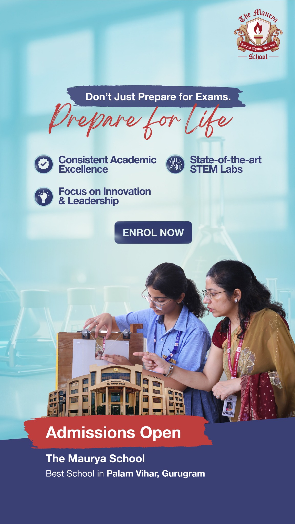 The Maurya School Facebook ad