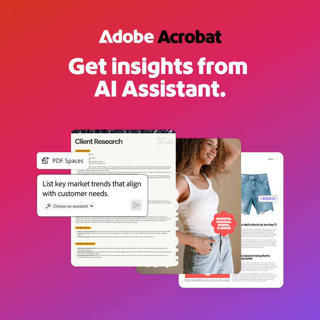 Adobe Acrobat Facebook ad