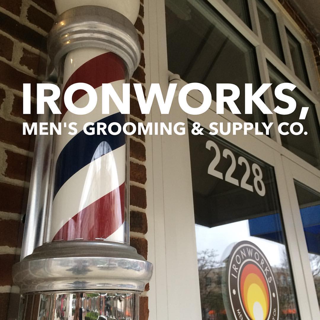 IRONWORKS, Men's Grooming & Supply Co. Facebook ad from Nov 18, 2021