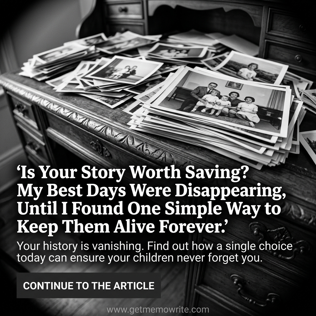 Memowrite Facebook ad