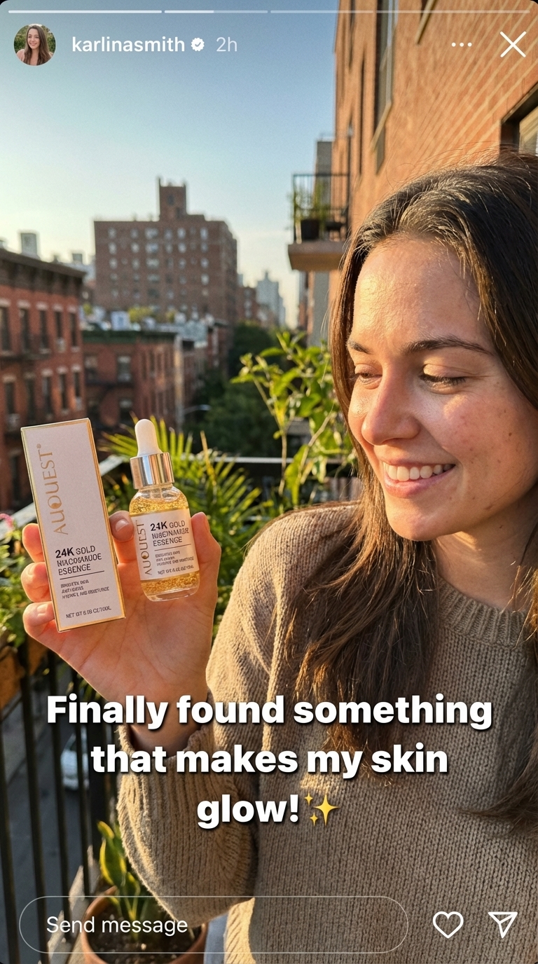 Amelia Thompson Facebook ad