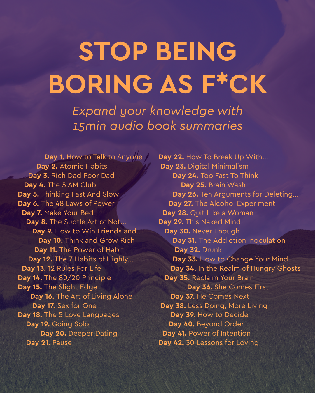 Blinkist Facebook ad: Become A Better You With This Book Summary