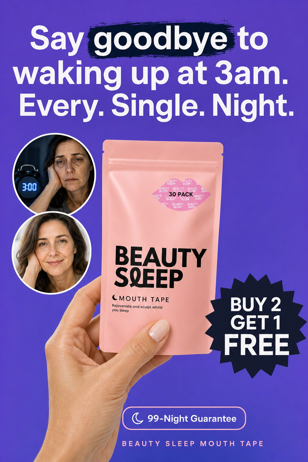Beauty Sleep Facebook ad