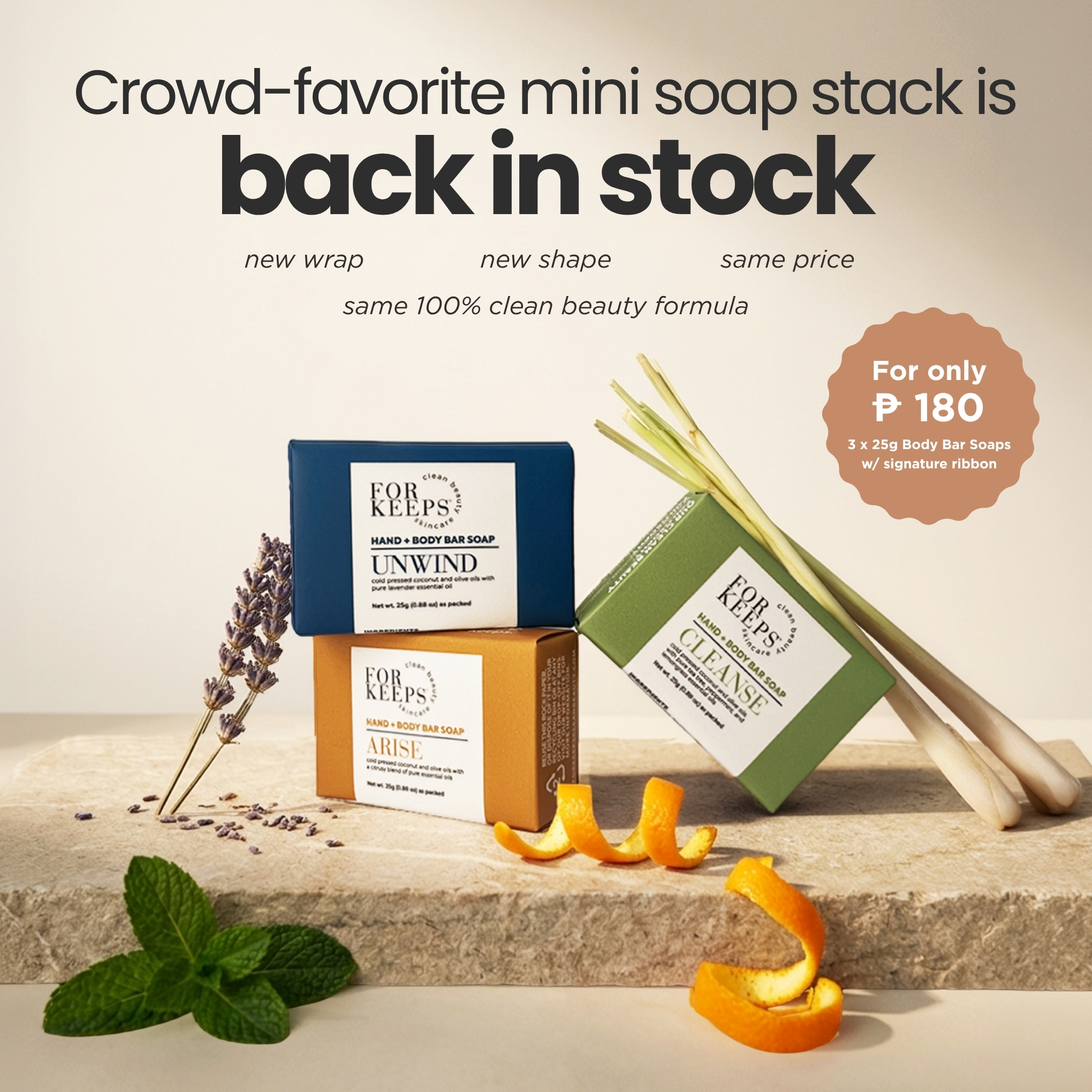 For Keeps Clean Beauty Facebook ad