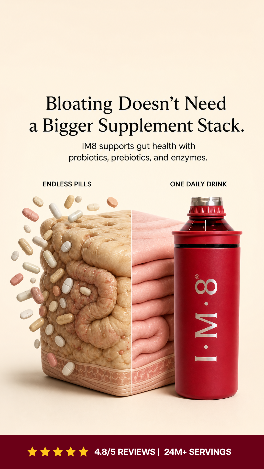 IM8 Health Facebook ad