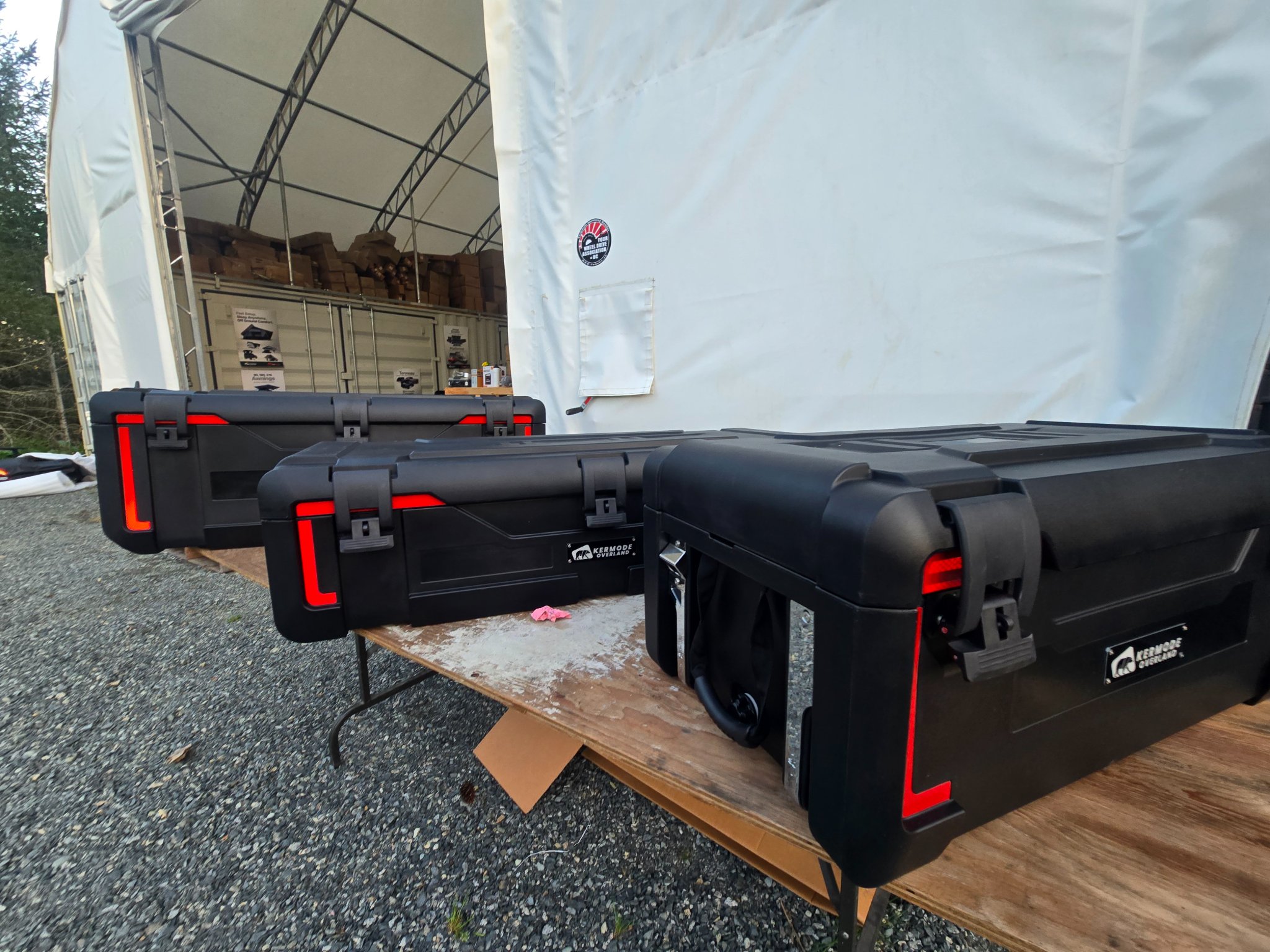 Chris Cathers Facebook ad: Heavy Duty Rotomold Storage Boxes, Expedition Box Series