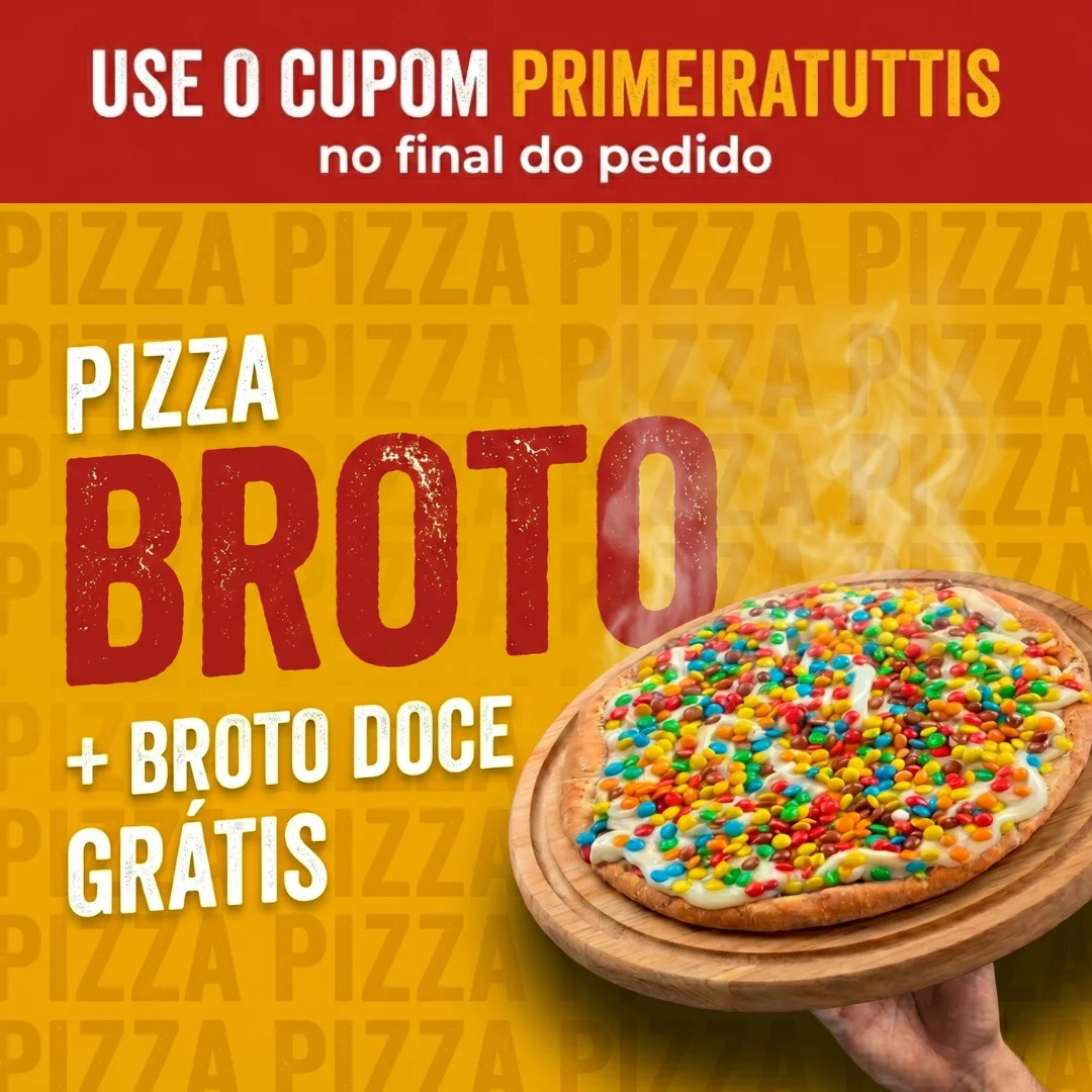 Tuttis Pizza Delivery Facebook ad: Peça Agora