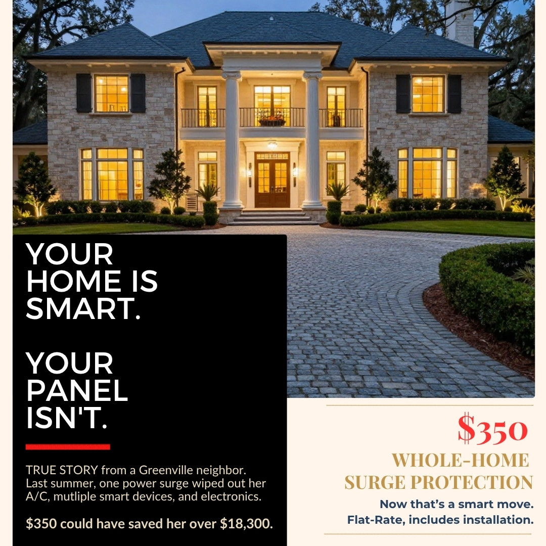 Red Clay Electric Facebook ad: TRUE STORY from neighbors here in Greenville.