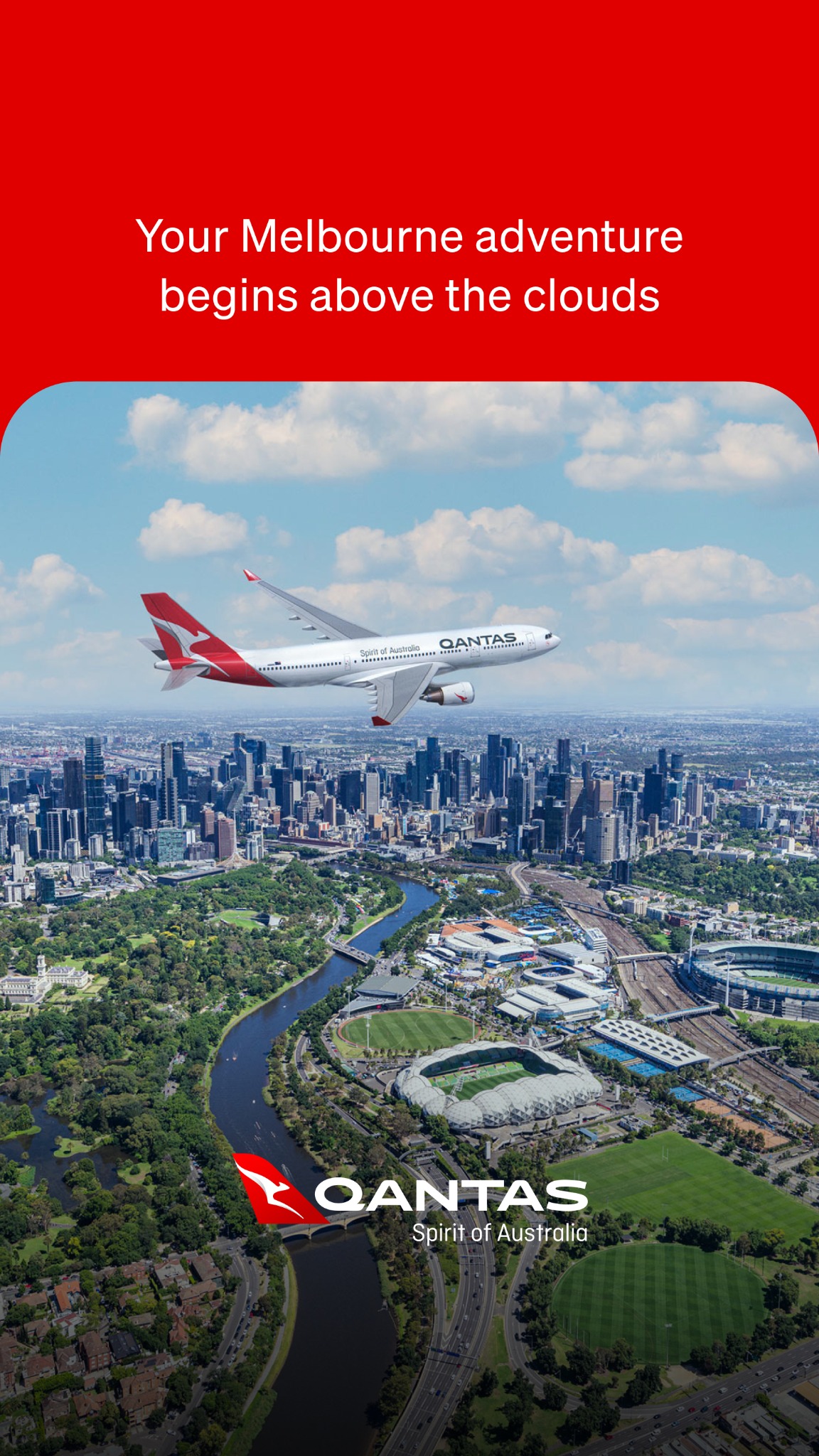 Qantas Facebook ad