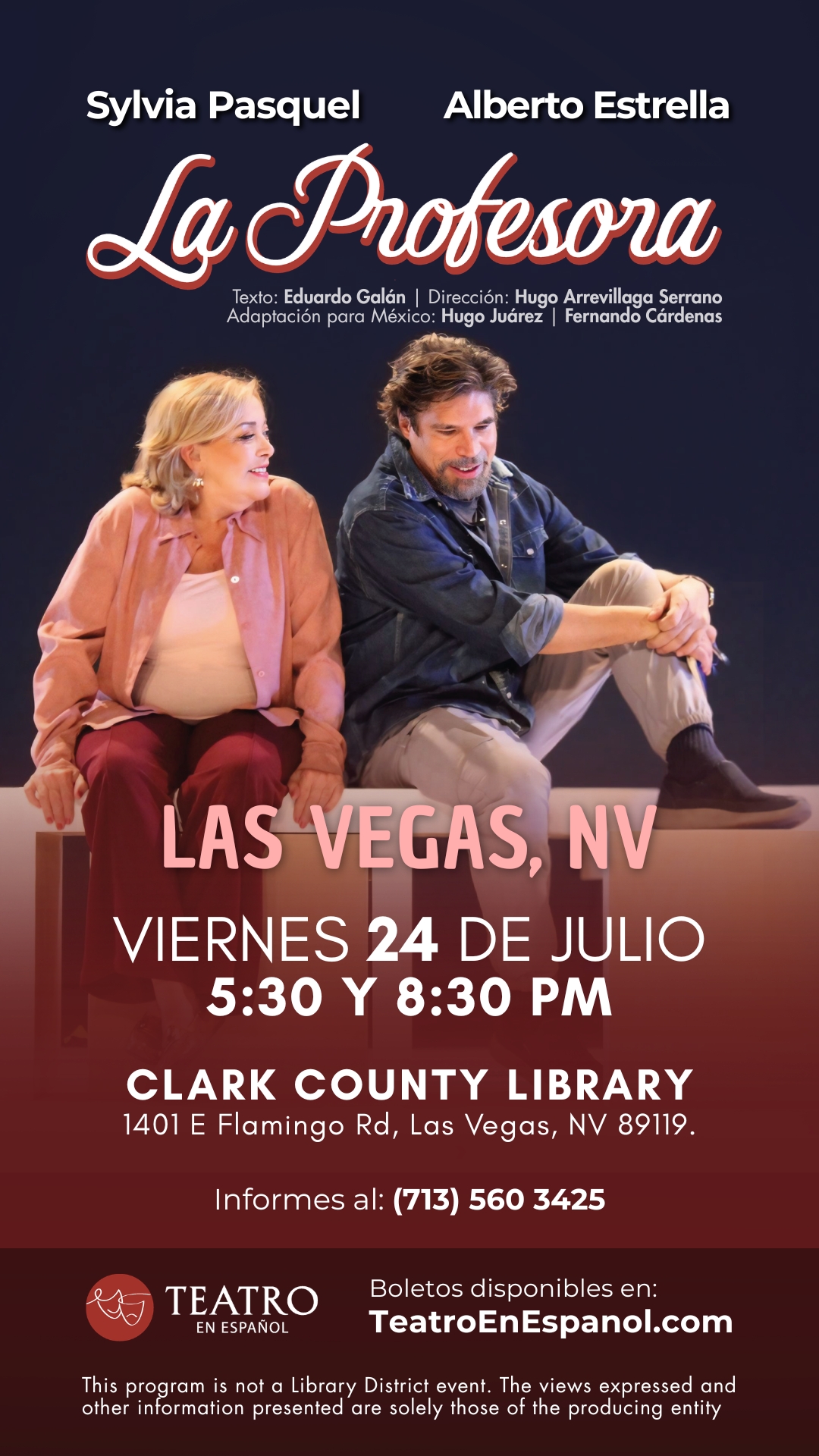 Teatro En Español Facebook ad from Jun 15, 2026