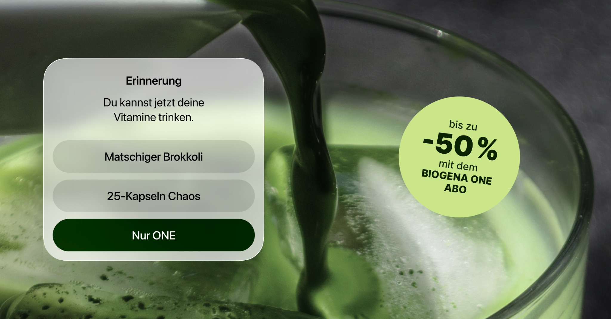 BIOGENA ONE Facebook ad