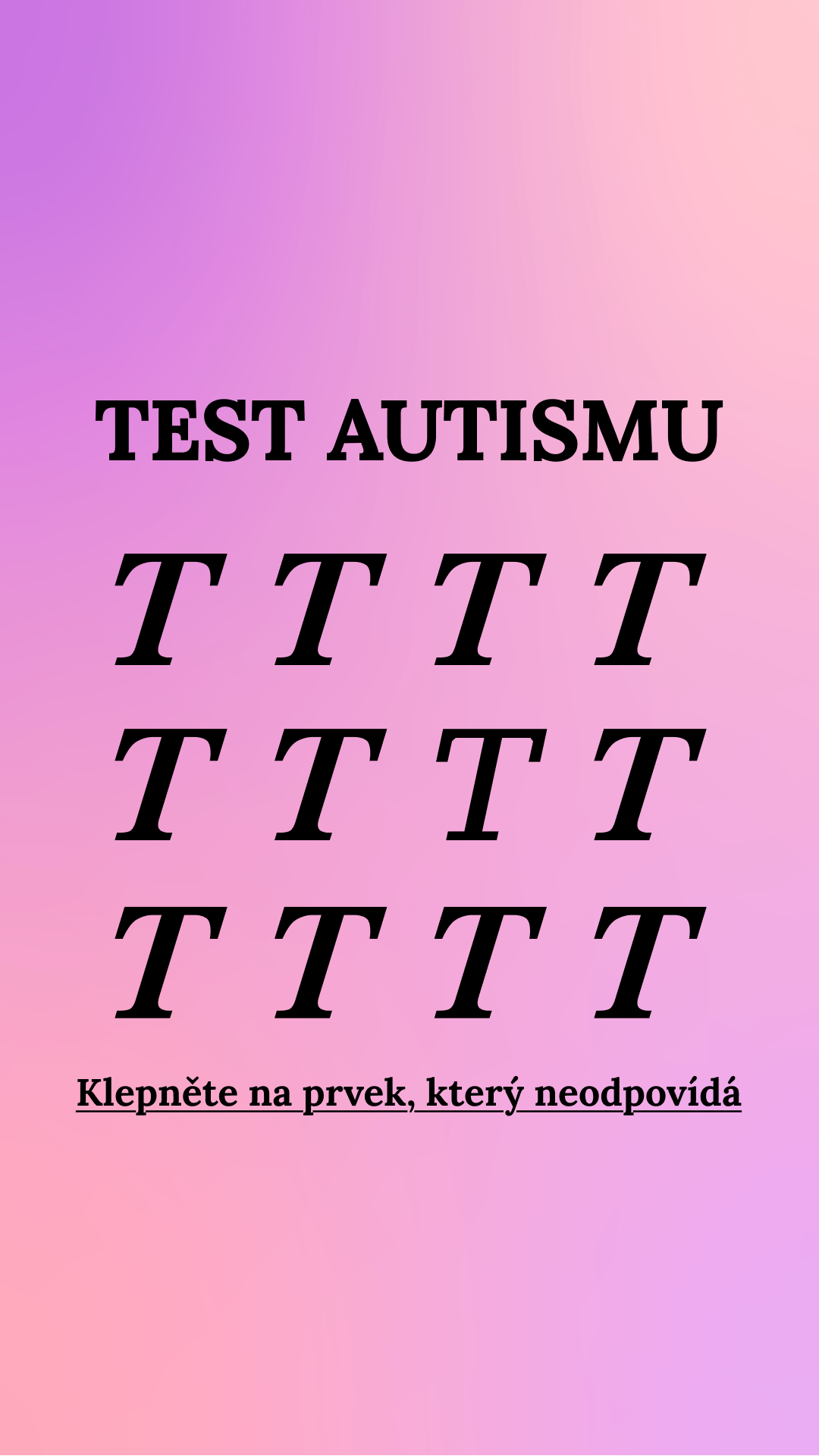 International Brain Test Facebook ad