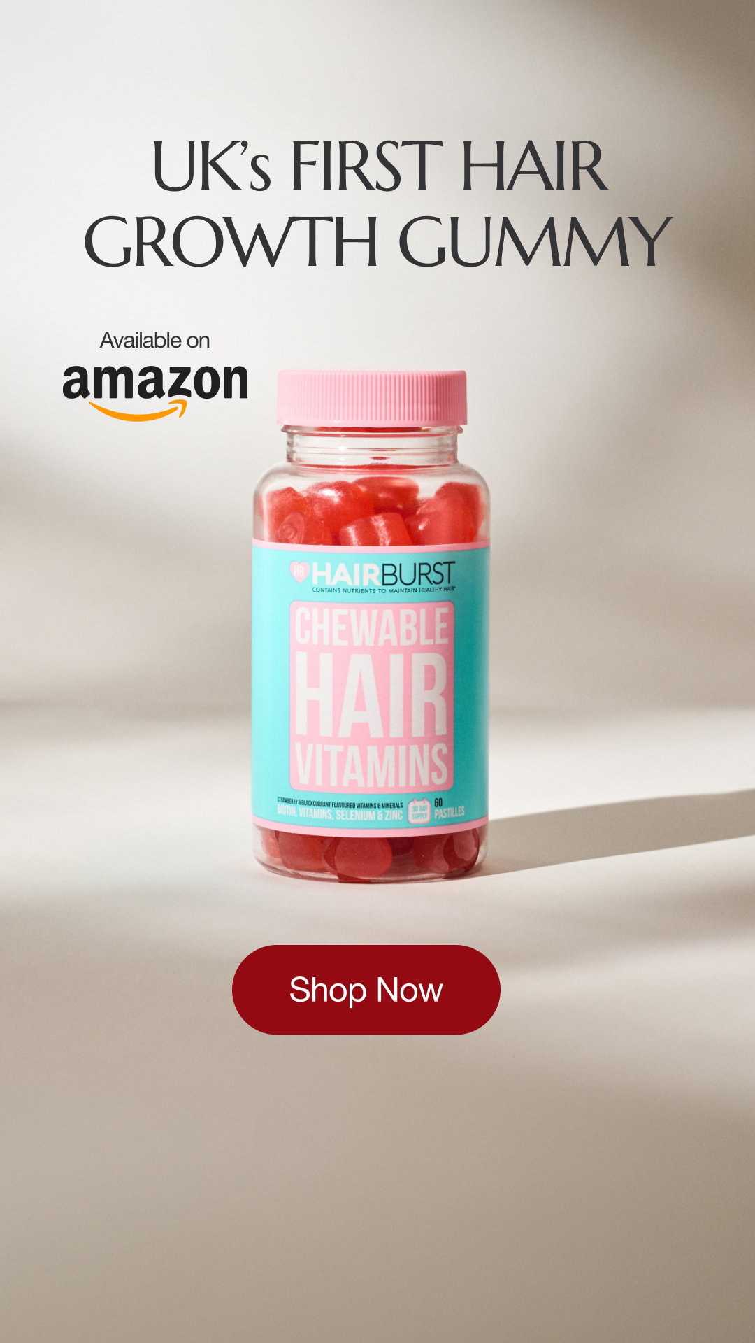 Hairburst Facebook ad