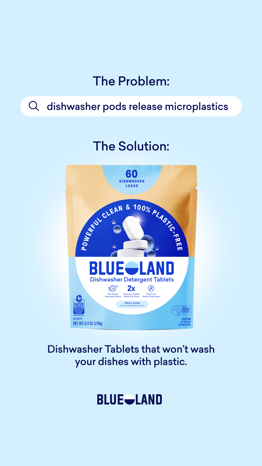 Blueland Facebook ad