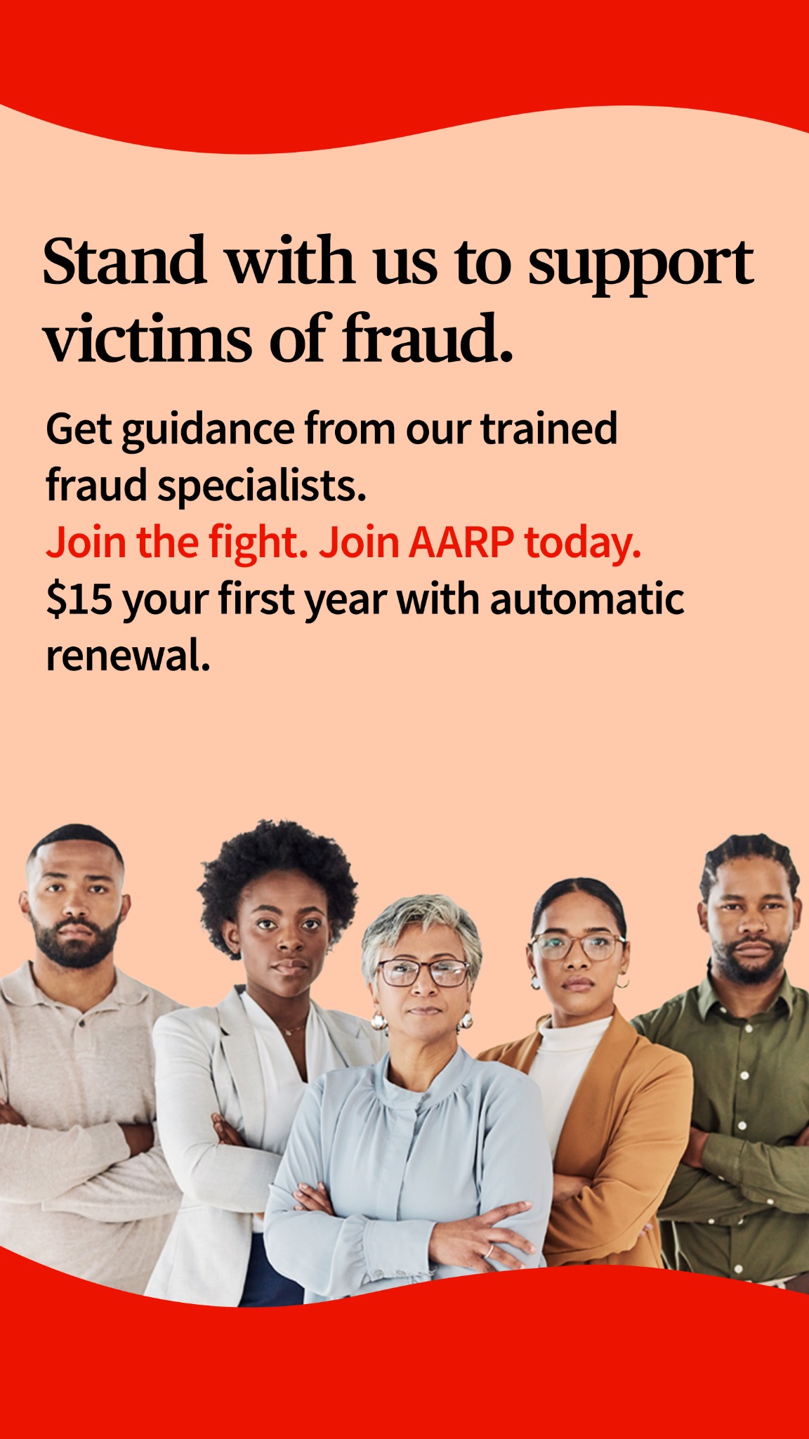 AARP Facebook ad