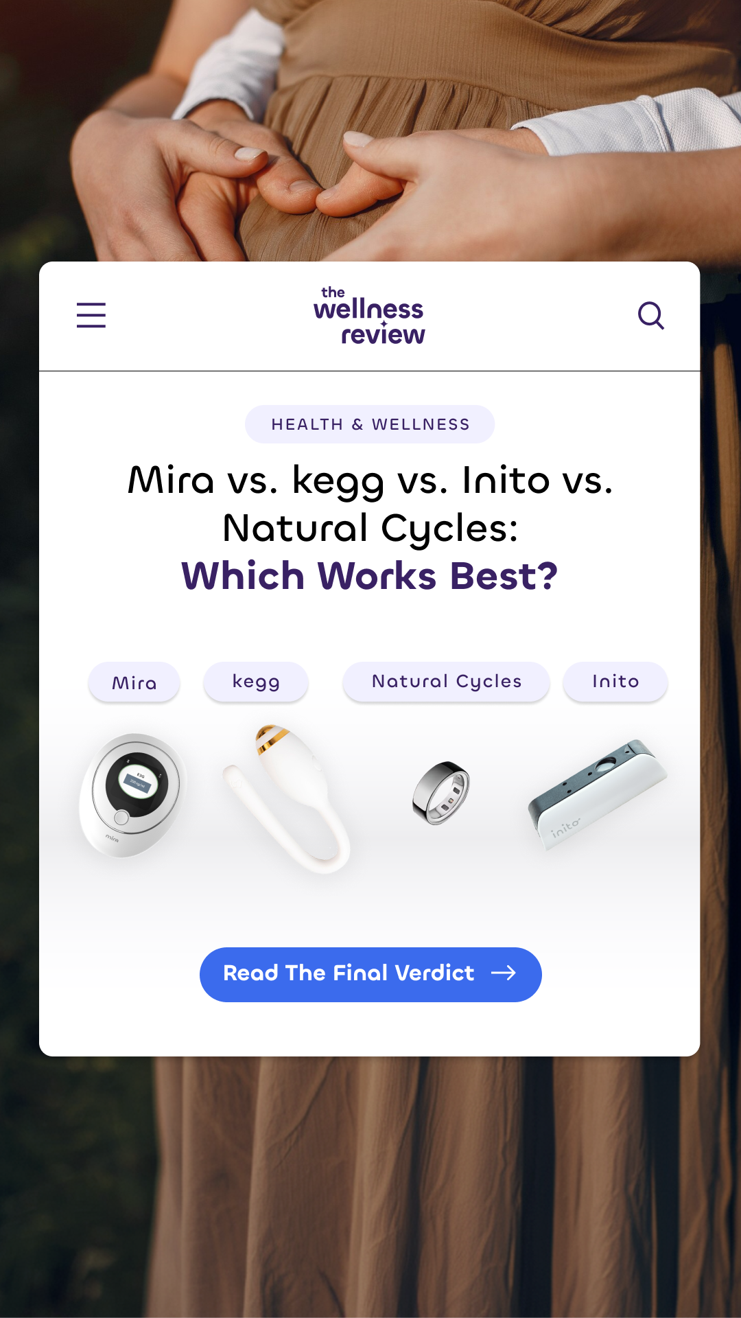 The Wellness Review Facebook ad