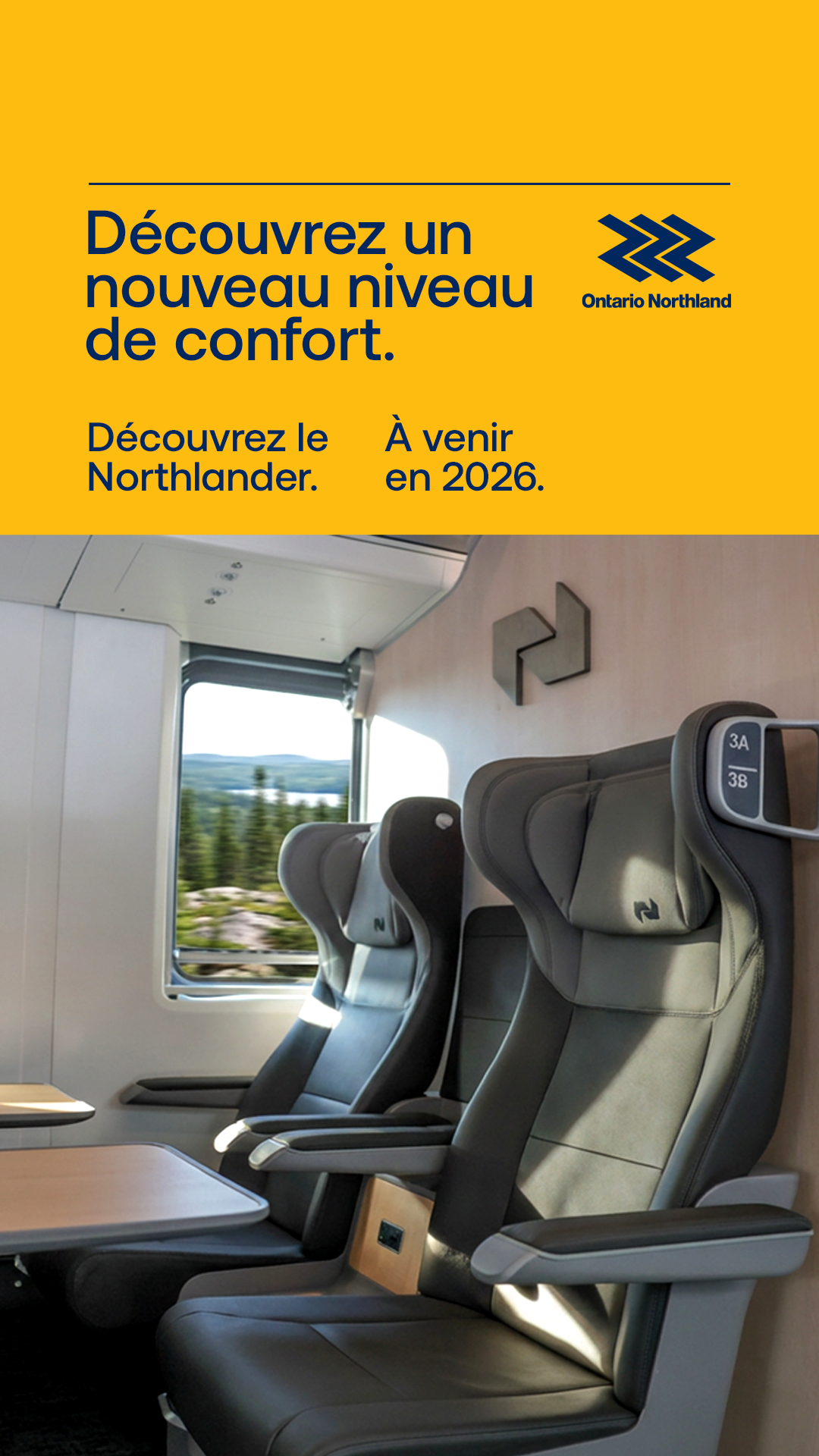 Ontario Northland Facebook ad
