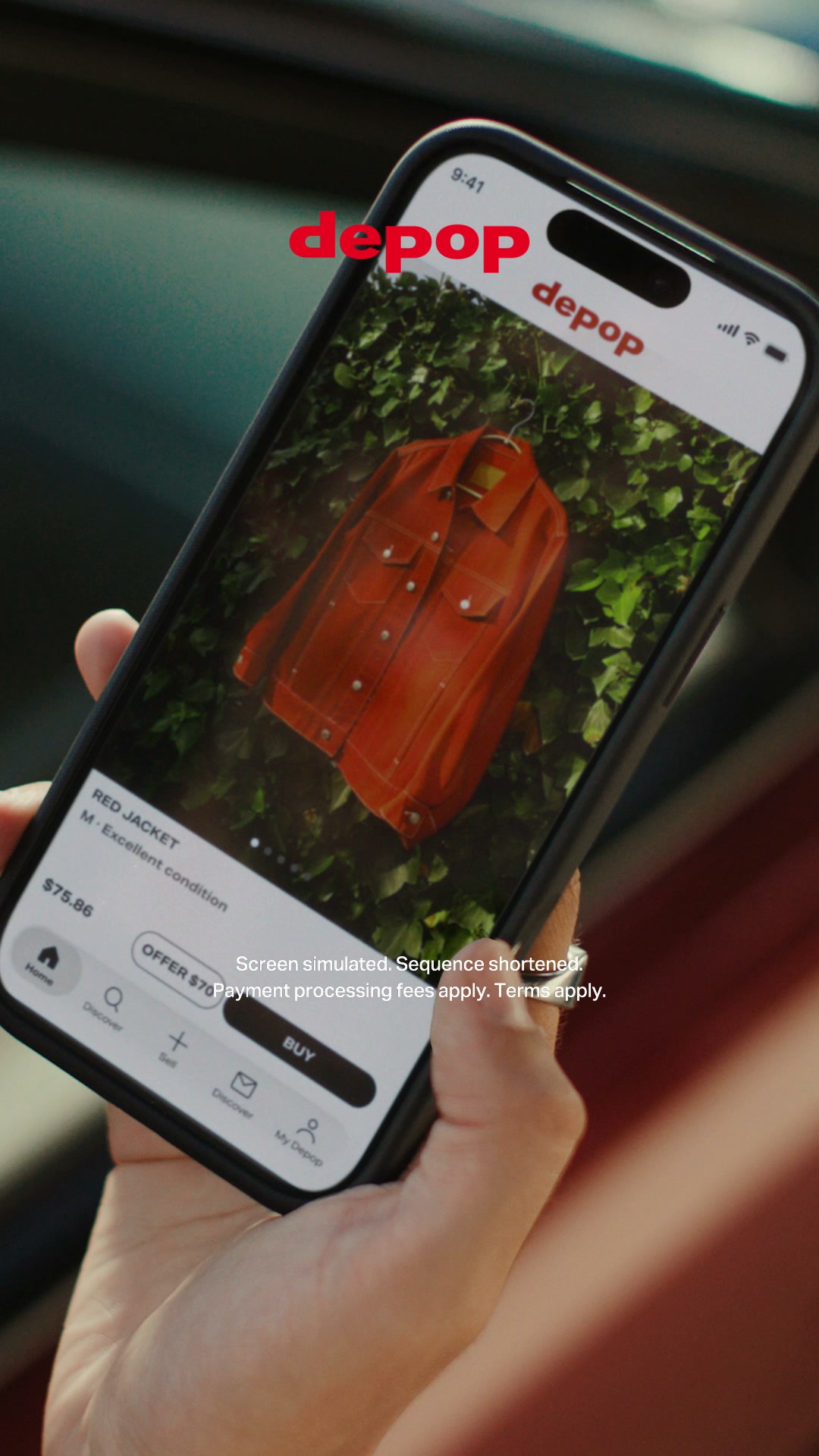 Depop Facebook ad: Your good taste can pay off!