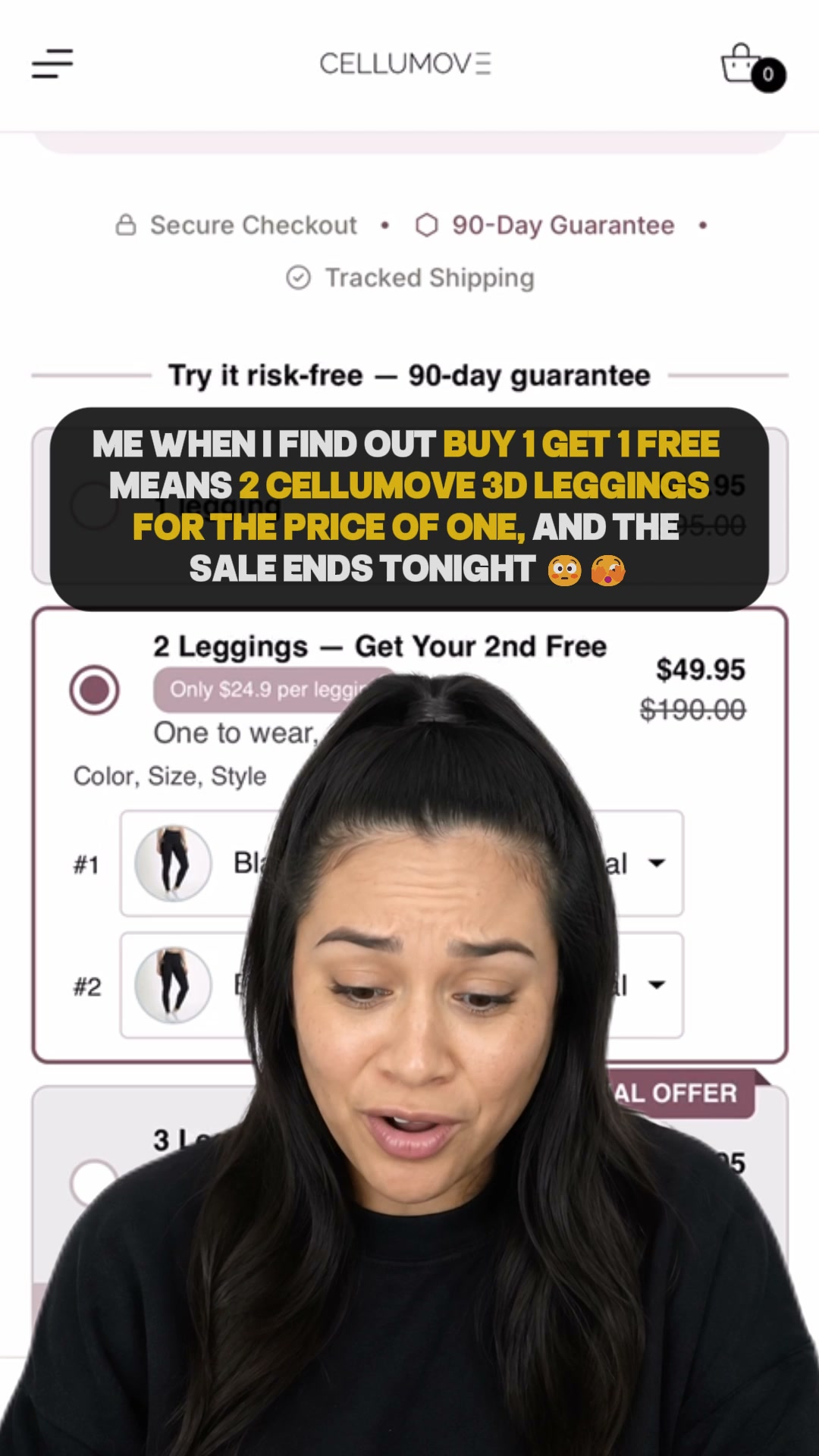 Cellumove Fitwear Facebook ad: Feel the Difference from the First Wear