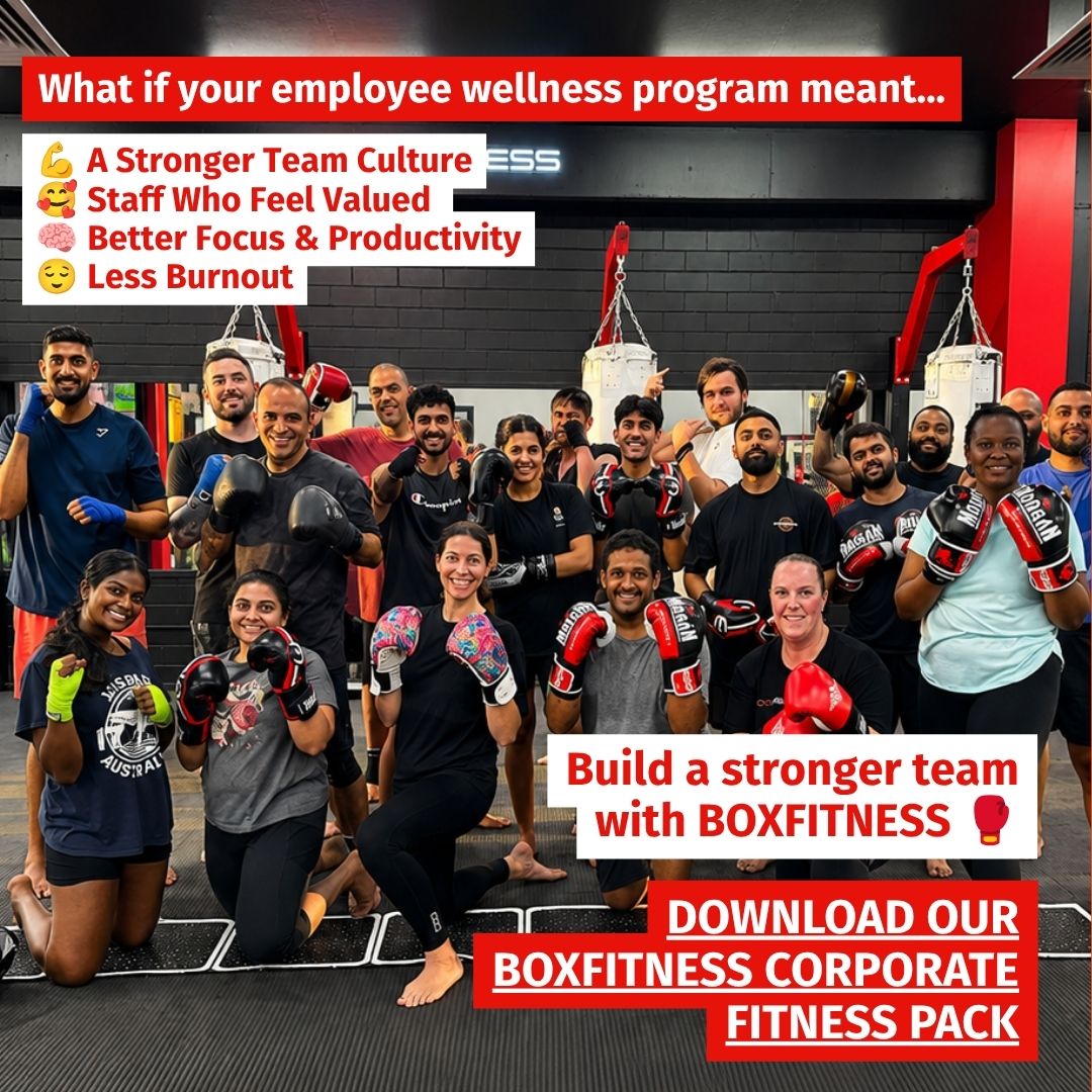 BOXFITNESS Facebook ad: #1 Workplace Wellness Program To Increase Productivity