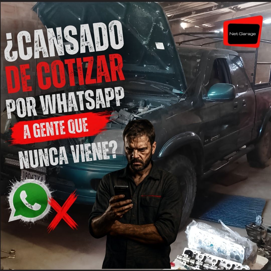 Net Garage Facebook ad: Chatea con nosotros